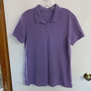 Eddie Bauer Lavender Short Sleeve Polo